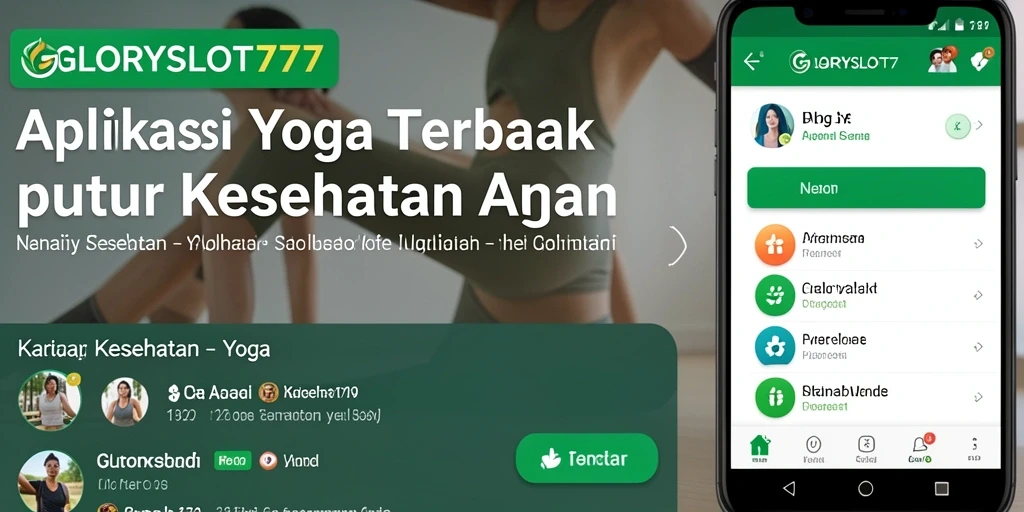 Antarmuka GLORYSLOT777 yang intuitif untuk latihan Yoga.