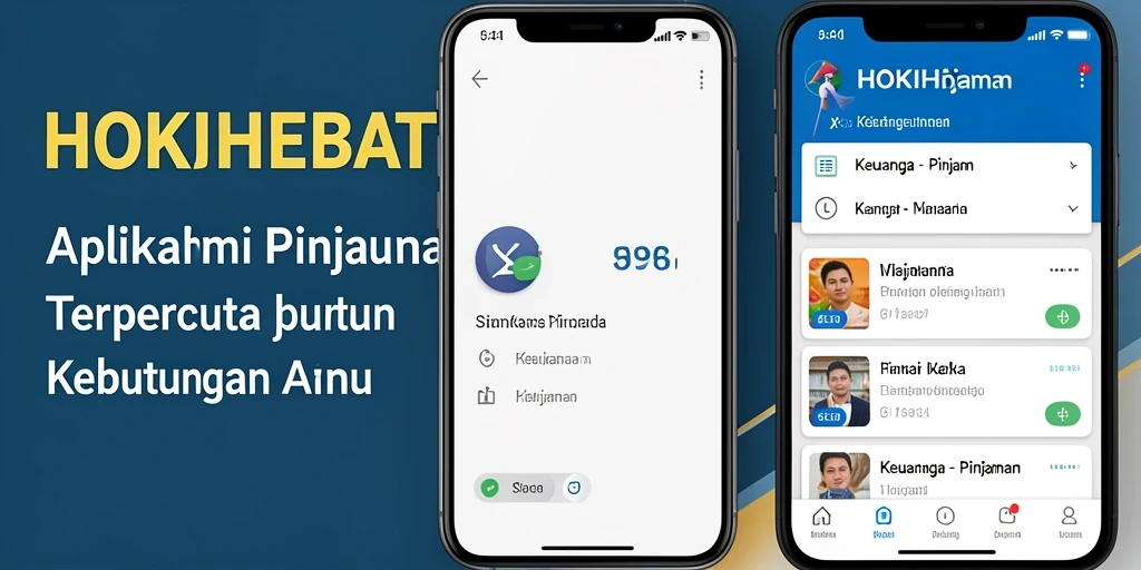 Antarmuka aplikasi HOKIHEBAT yang sederhana dan efisien.