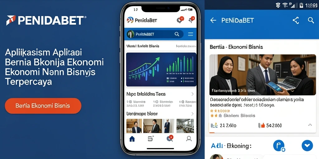 Antarmuka aplikasi PENIDABET yang modern dan informatif.