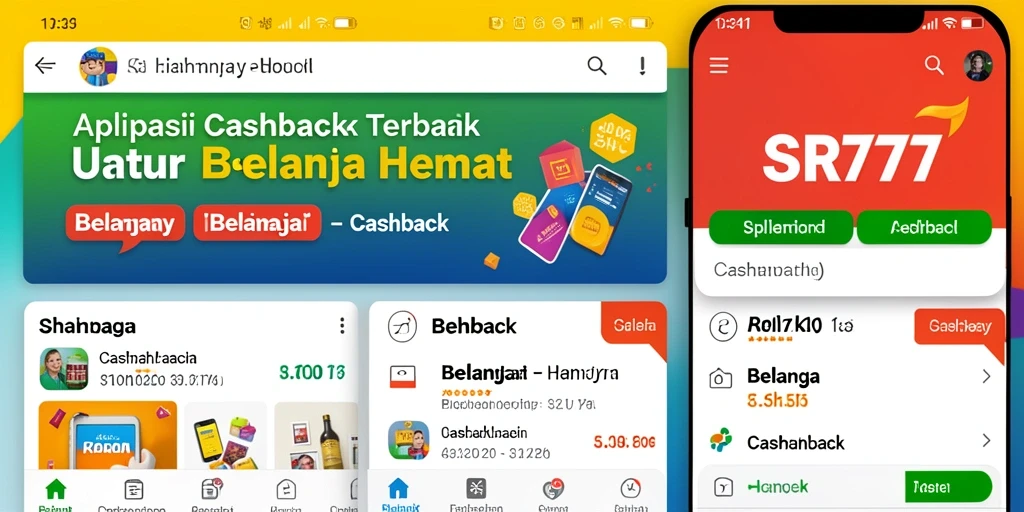 Tampilan antarmuka SR777 yang menyoroti fungsi Cashback yang mudah digunakan.